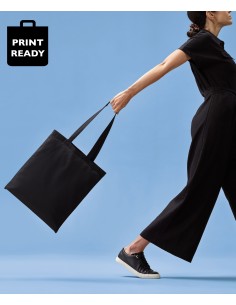 N-RL100-Sac de courses en coton avec hanses longues 2